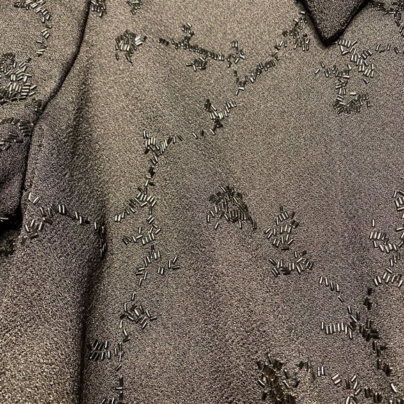 K Studio beaded jacket. Size 14. Vintage, made in USA - Picture 7 of 12